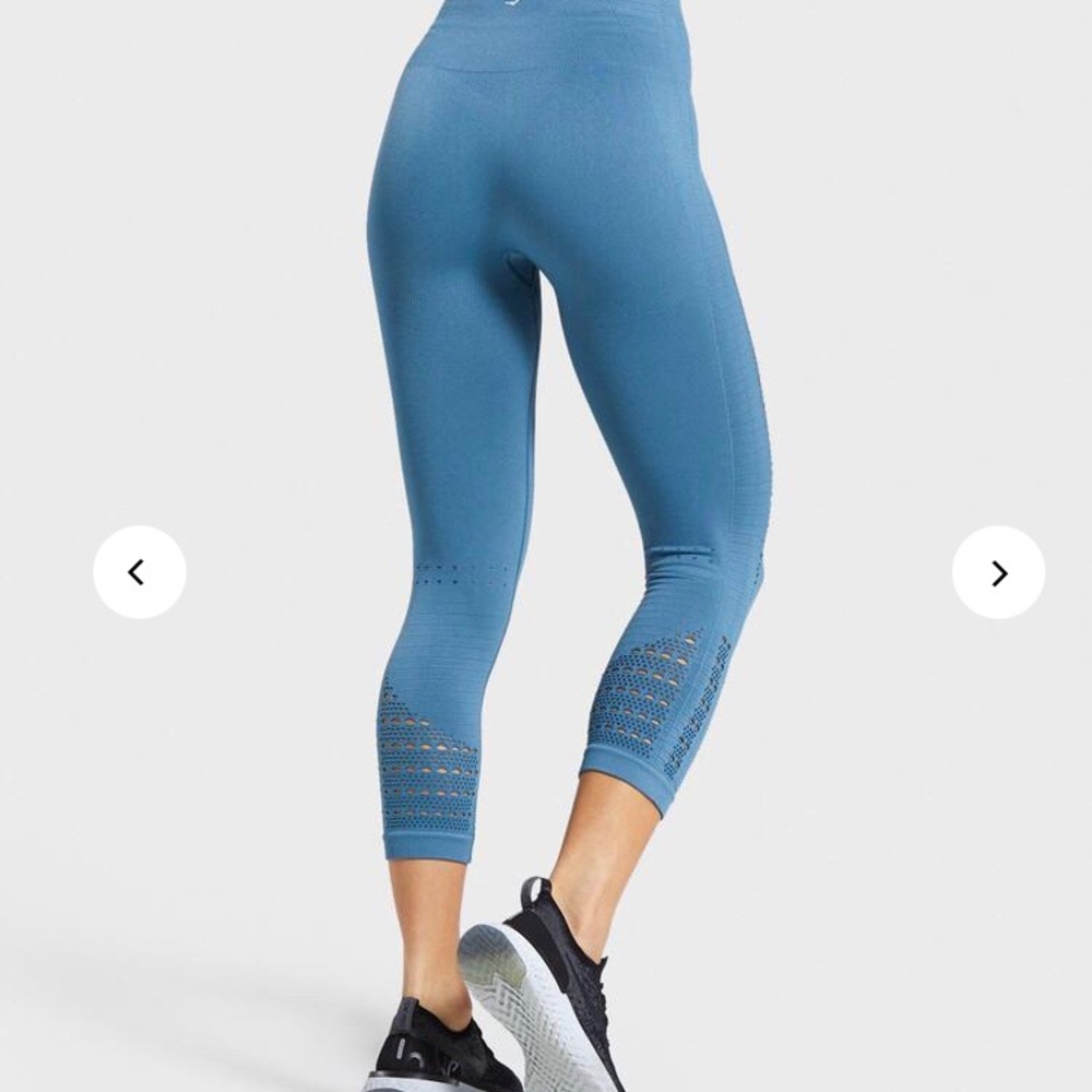 Gymshark ENERGY+ SEAMLESS CROPPED LEGGINGS - Picture 3 of 4